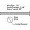 Prime-Line Prime-Line 32 in. L 150 lb Garage Door Torsion Spring GD12228 - alternate 2